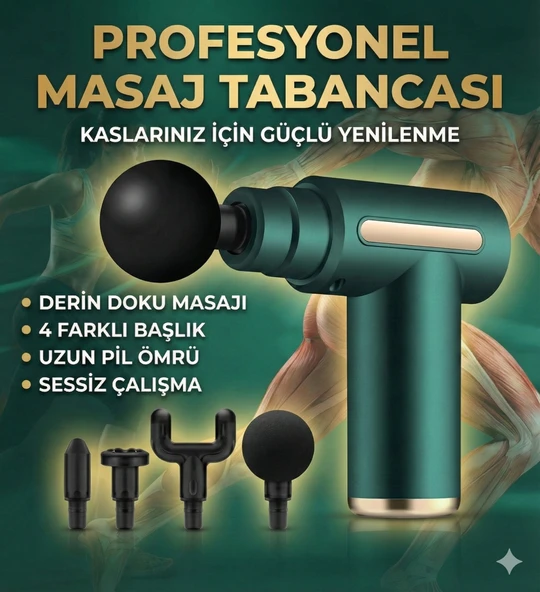 4 Başlıklı 6 Kademeli Titreşimli Şarjlı Mini Masaj Aleti ürün görseli 1