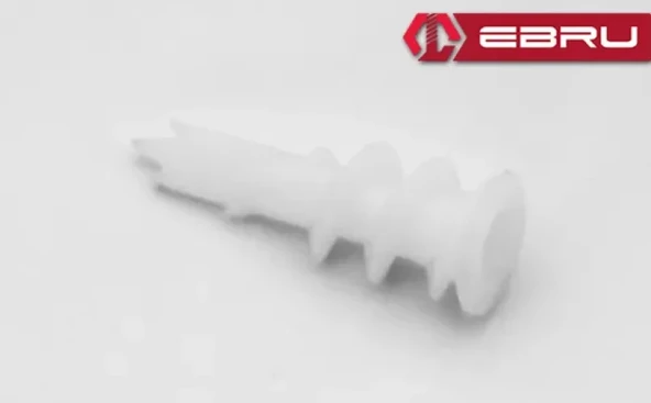 Vidalı Plastik Turbolet Dübeli - 500 Adet ürün görseli 1