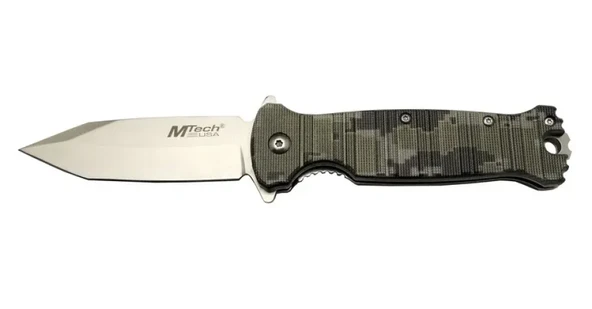 Mtech Nano 4-8-2 Gri Kamp Çakı 21,5Cm - Manuel, Kemerlikli ürün görseli 1