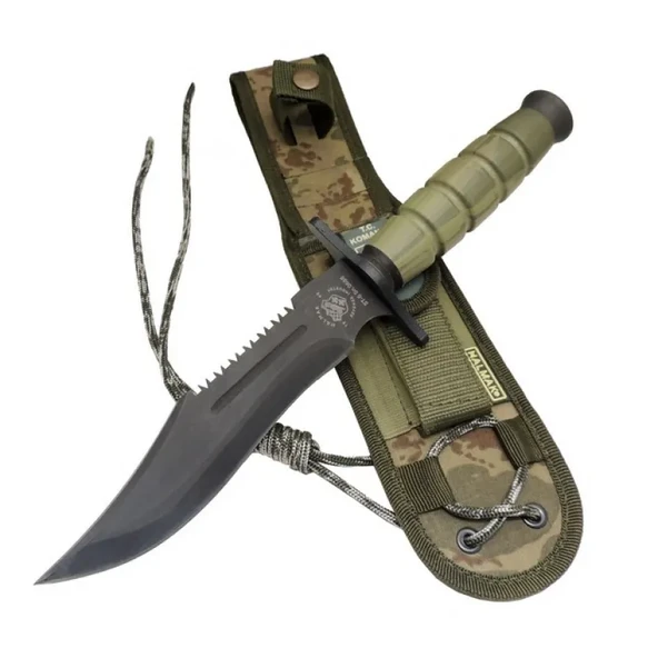 Halmak 0698 Haki Bıçağı 30Cm - Testere Detaylı, Oluklu, Kılıflı ürün görseli 1