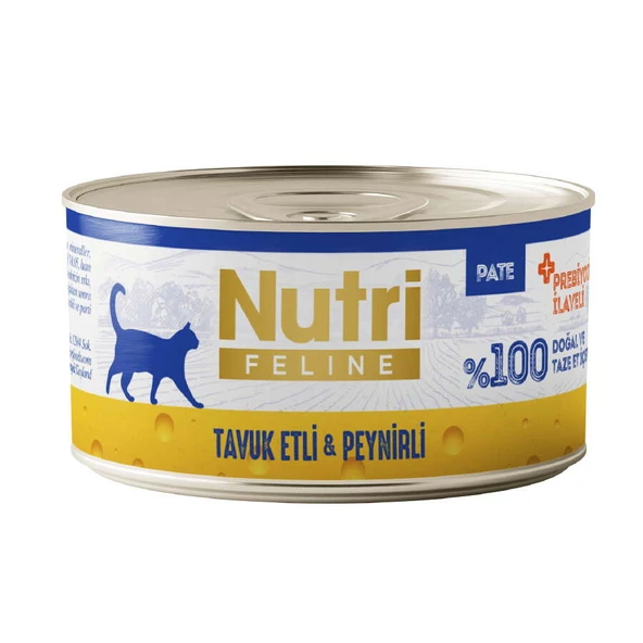 Nutri Feline Pate Tuk Etli Peynirli Tahılsız Konservesi 70 Gr ürün görseli 1