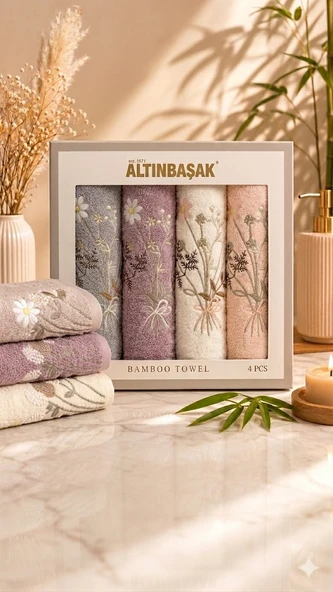 Bambu 4´Lü 50X90 El Hlusu Marina ürün görseli 1
