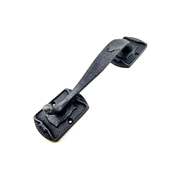 Antika Tarz Dekoratif Pirinç Ayak Tip Büyük Kapı Çekme Kolu - 220X50Mm, Oksit ürün görseli 1