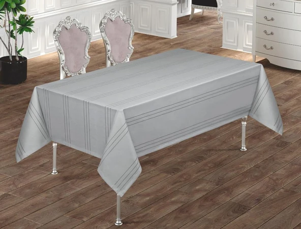 Dertsiz Masa Örtüsü 160X220 Gri ürün görseli 1