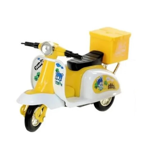 Çek Bırak Metal Vespa Motor Cm - Fy361A-D - Sarı - 1 Adet ürün görseli 1