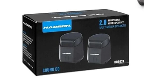 Hadron HD6024 Speaker Pc Siyah 8.5-9-9 cm ürün görseli 1