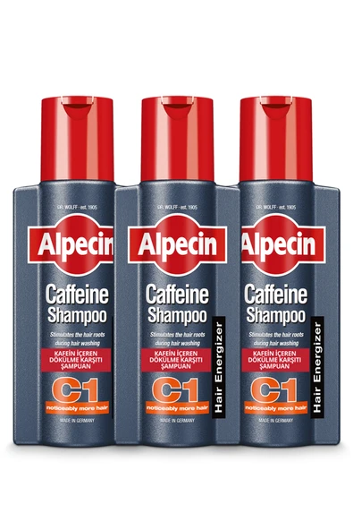 Alpecin C1 - Kafeinli Dökülme Karşıtı Şampuan X3 ürün görseli 1