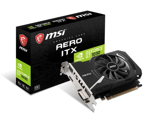 MSI VGA GeForce GT 1030 AERO ITX 2GD4 OC ürün görseli 1