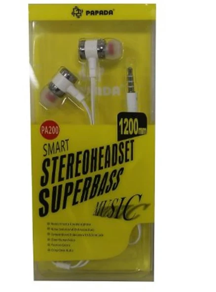 Megatech Papada PA200 Type-c Beyaz Renk Mikrofonlu Kulaklık ürün görseli 1