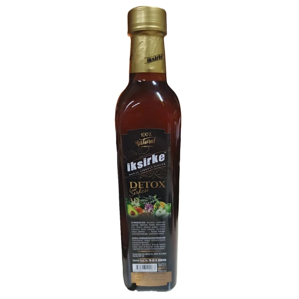 Iksirke Katkısız Detox Sirkesi 500 ML 1Adet ürün görseli 1