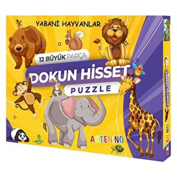 Yabani Hayvanlar - Dokun Hisset Puzzle ürün görseli 1