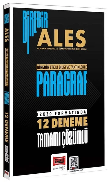 Yargı 2026 ALES Paragraf Birebir 12 Deneme Çözümlü Yargı Yayınları ürün görseli 1
