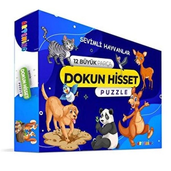 Sevimli Hayvanlar - Dokun Hisset Puzzle ürün görseli 1