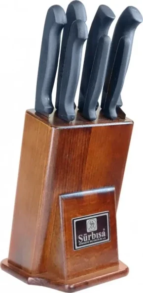 Sürbısa 61510 - Sürmene Mutfak Bıçakları Seti - 7 Li Set ürün görseli 1