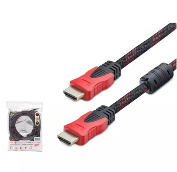 Hadron Hdx2017 10M   Hdmi Kablo Örgülü Siyah ürün görseli 1