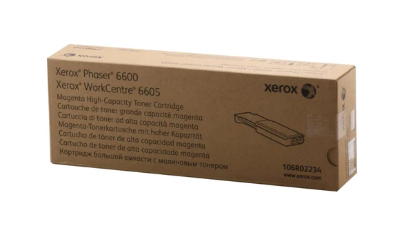 Xerox 106R02234 Phaser 6600-6605 Yüksek Kapasite Magenta Kırmızı Toner ürün görseli 1