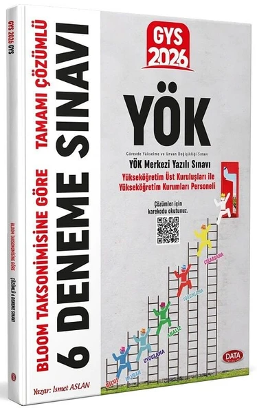Data 2026 GYS YÖK Yükseköğretim Kurumları Personeli 6 Deneme Çözümlü Görevde Yükselme Data Yayınları ürün görseli 1