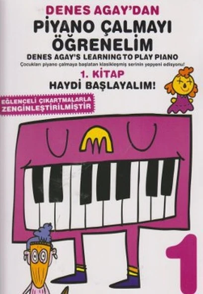 Denes Agay'Dan Piyano Çalmayı Öğrenelim 1. ürün görseli 1