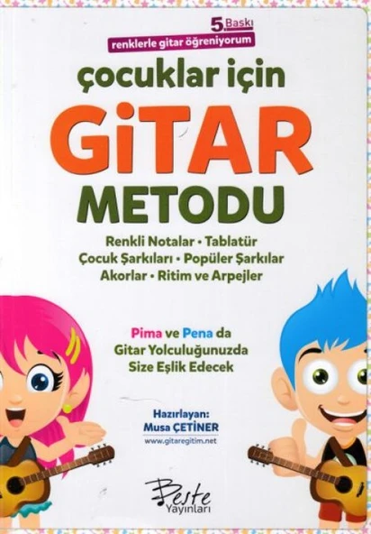 Çuklar İçin Gitar Metodu - Renklerle Gitar Öğreniyorum ürün görseli 1