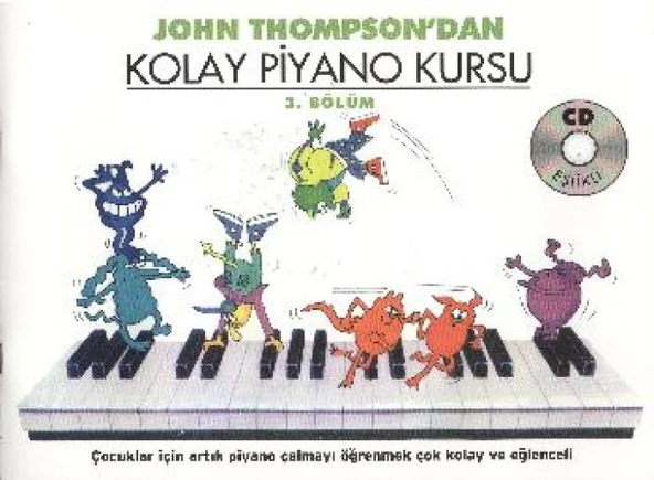 John Thompson'Dan Kolay Piyano Kursu 3.Bölüm ürün görseli 1