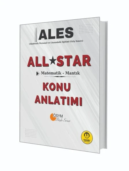 Tasarı Yayınları Ales All Sayısal Yetenek Matematik Mantık Konu Anlatımı ürün görseli 1