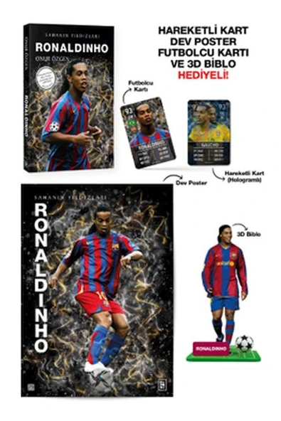Ronaldinho - Sahanın Yıldızları - 3D Biblo Hediyeli! ürün görseli 1
