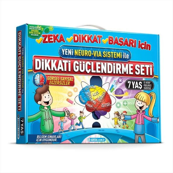 Dikkati Güçlendirme Seti 1. Sınıf – 7 Yaş Neuro-Via ürün görseli 1