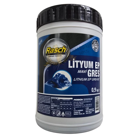 Rasch Lityumlu Yüksek Basınç EP2 Katı Gres Yağı Mavi - 0.9 Kg. ürün görseli 1