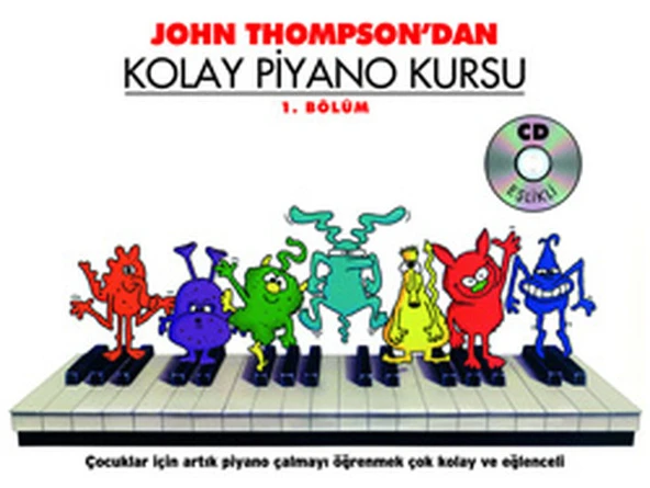 John Thompson'Dan Kolay Piyano Kursu 1.Bölüm ürün görseli 1