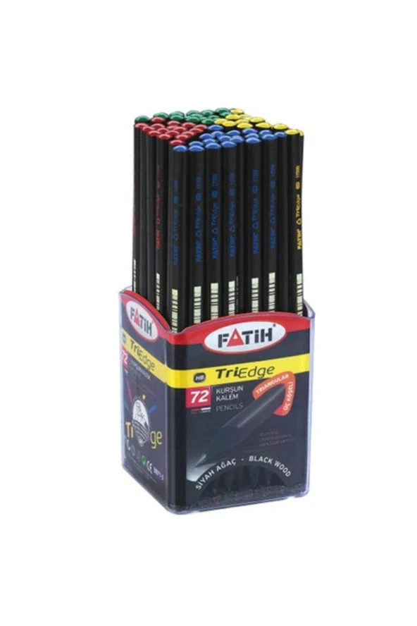 Fatih Kurşun Kalem Siyah Lata Triedge (72 Li Paket) ürün görseli 1