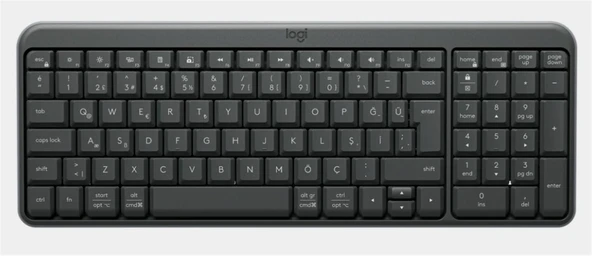 Logitech 920-013460 K250 Kablosuz Bluetooth Siyah Klavye ürün görseli 1