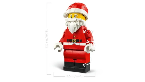 LEGO Iconic 40820 Up-Scaled Santa Minifigure - Resim 4