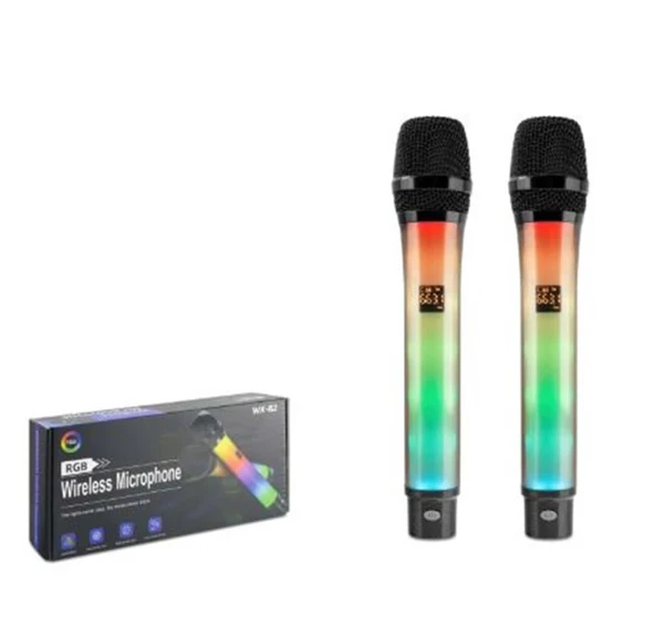 Hadron Wx-82 Kablosuz 2-Mikrofon Uhf Rgb ürün görseli 1