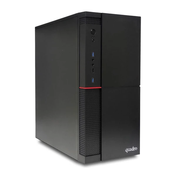 Quadro Solid DHA- 41825 Ci3 4130 3.4Ghz 8gb 256gb SSD ONB VGA Freedos Masaüstü Bilgisayar -DVD YOK- ürün görseli 1