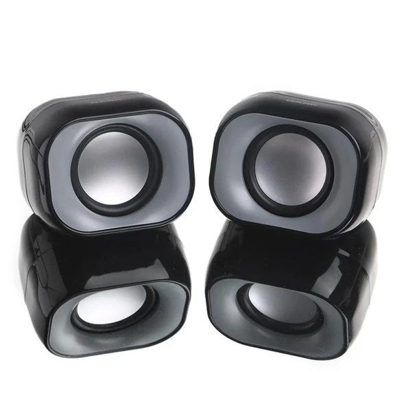 Dark SP2111 1+1 6W RMS Stereo Mini Taşınabilir Multimedya Siyah Hoparlör ürün görseli 1