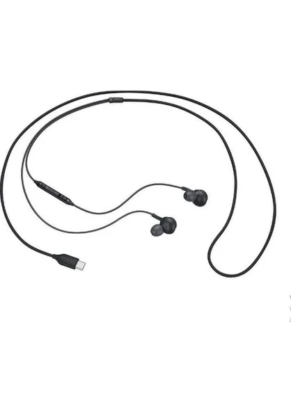 Samsung Type-C Stereo Kablolu Kulaklık Siyah - Resim 2