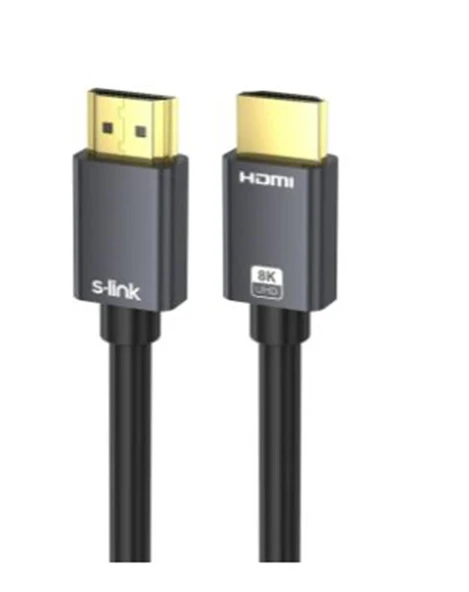 S-link SL-HM8K03 HDMI TO HDMI 3m v2.1 8K60 HZ 4K 120HZ Kablo ürün görseli 1