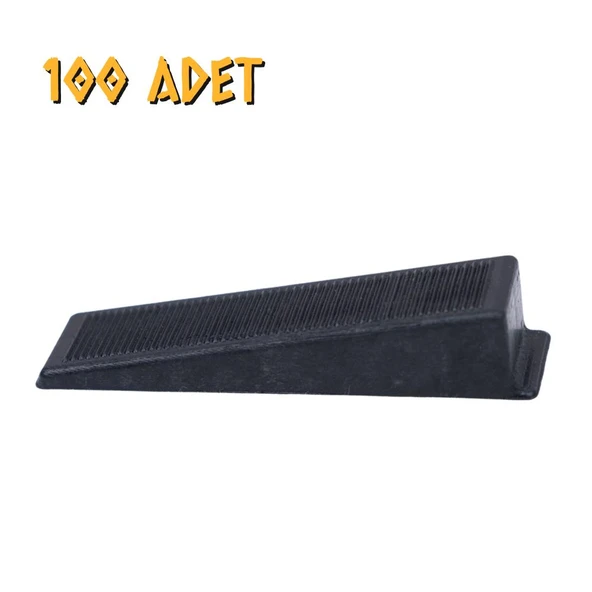 Made Derz Seviye Artısı Sabitleme Takozu Siyah - 100 Adet ürün görseli 1