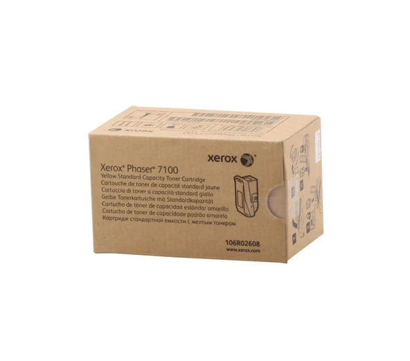Xerox 106R02608 Phaser 7100 Standart Kapasite Yellow Sarı Toner 4.500 Sayfa ürün görseli 1