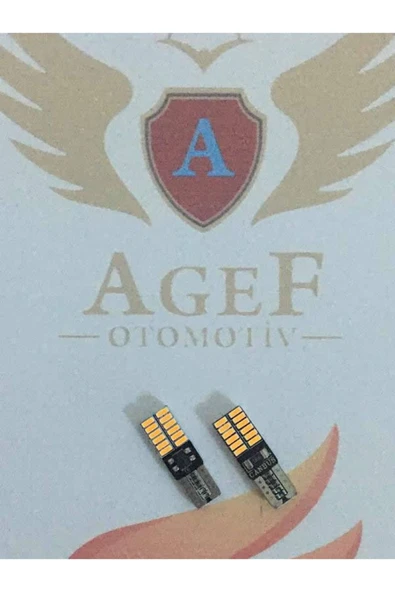 T10 Led Ampul 24 Smd Turuncu 12v ürün görseli 1