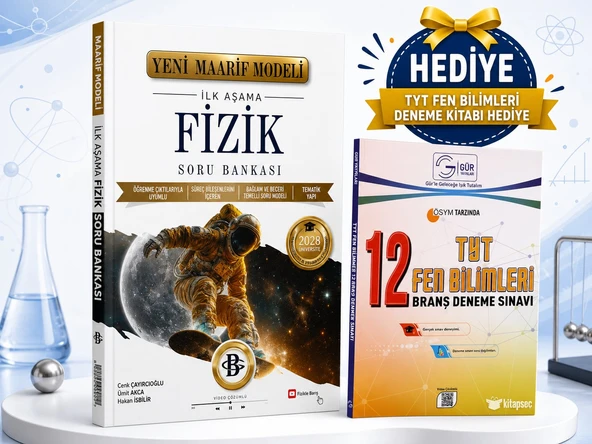 BİLGİ SARMAL MAARİF 2028 İLK AŞAMA FİZİK SORU BANKASI-GÜR TYT FEN BİLİMLERİ DENEME HEDİYE!! ürün görseli 1