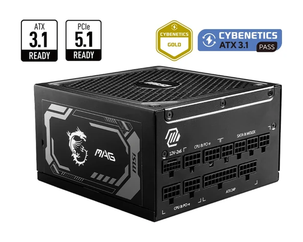MSI PSU MAG A1250GL PCIE5 ürün görseli 1