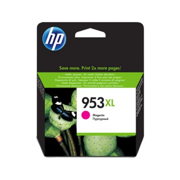 HP 953XL Magenta Kırmızı Yüksek Kapasite Kartuş F6U17AE ürün görseli 1