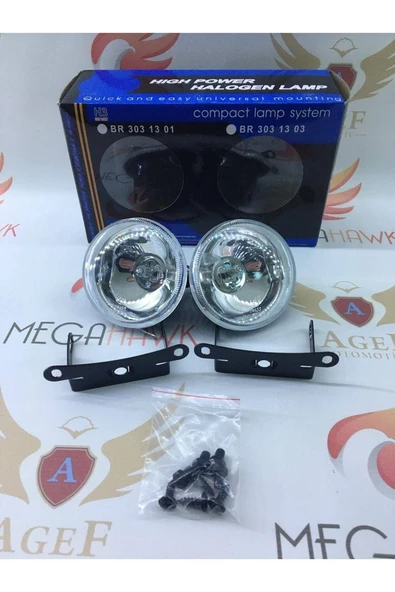 Sis Lambası Yuvarlak 9cm Beyaz 12v ürün görseli 1