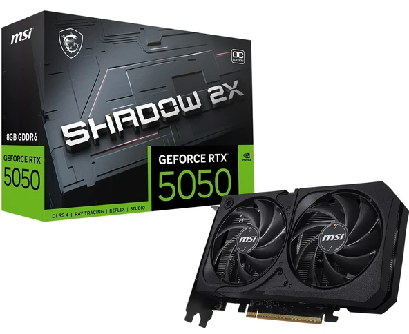 MSI VGA GEFORCE RTX 5050 8G SHADOW 2X OC ürün görseli 1