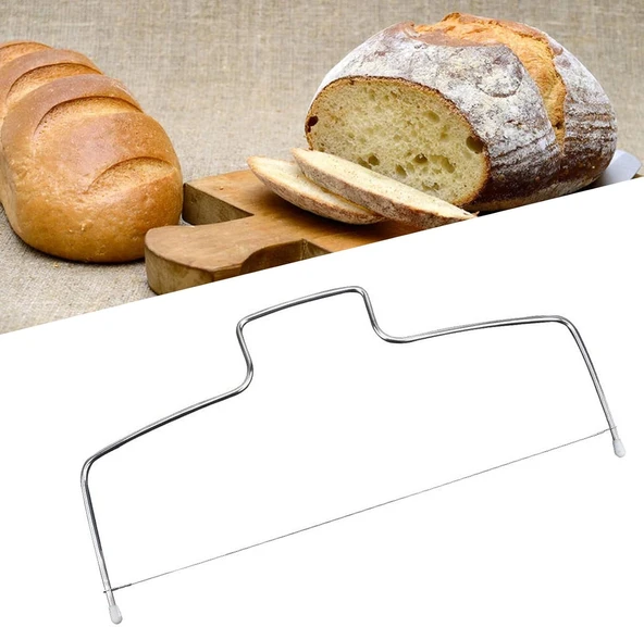 Paslanmaz Çelik Ayarlanabilir Pasta Dilimleyici - Resim 4