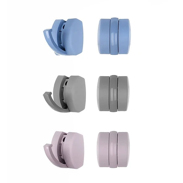 ETT Çok Amaçlı Lunia Hook Askı - 3'lü Set Duvar Tipi - Resim 4
