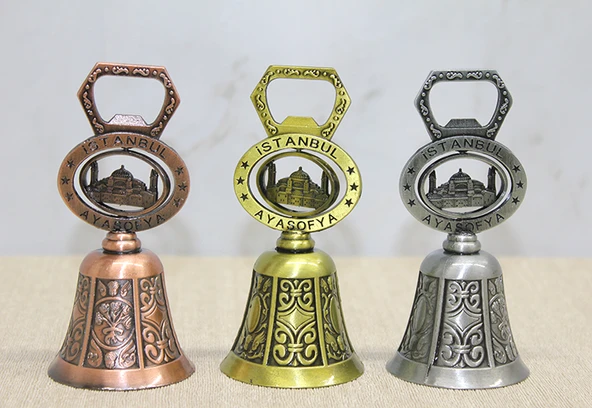 ETT Açacaklı Ayasofya Temalı El Çanı - Dekoratif Şişe Açacağı ve Servis Zili ürün görseli 1