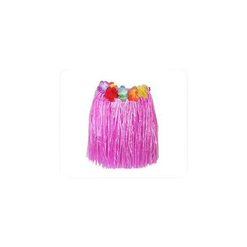 Pembe Hawaii Hula Eteği - 40 cm - Tropikal Parti Aksesuarı ürün görseli 1