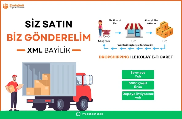 ETT DropShipping Hizmet Bedeli - Stoksuz E-Ticaret Bayilik ürün görseli 1